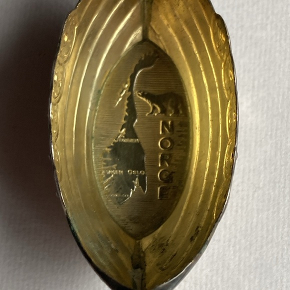 Theodor Olsen Norwegian Sterling Silver Viking Salt Cellar Dragon Boat - Picture 7 of 14